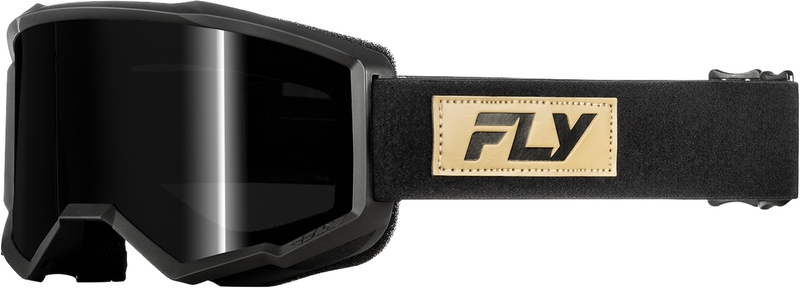 FLY Racing Focus Sandglasögon Svart/BRUN - Dark Smoke Lins Figur 2