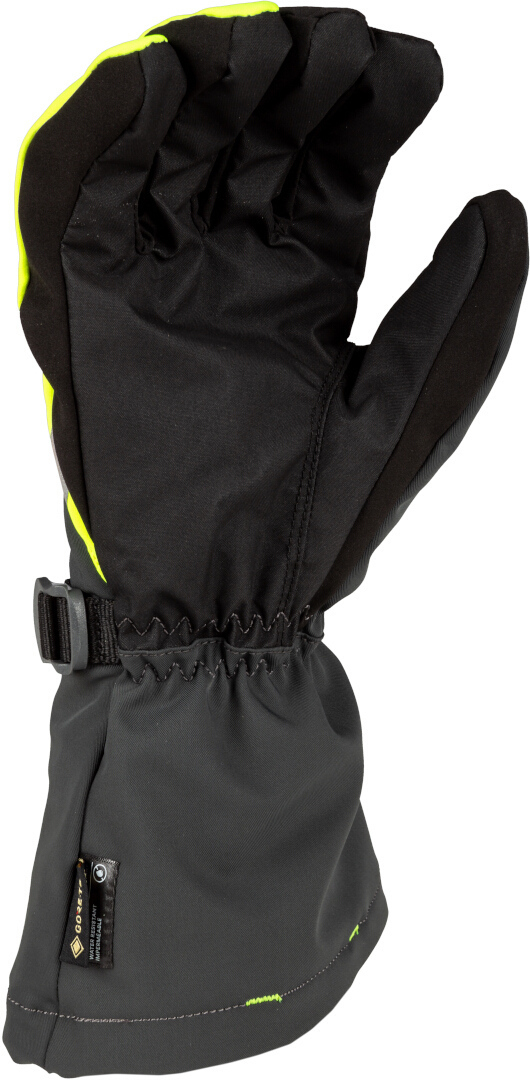 Klim Klimate Gauntlet Mănuși pentru snowmobile negru/gri/galben 2XL Figura 2