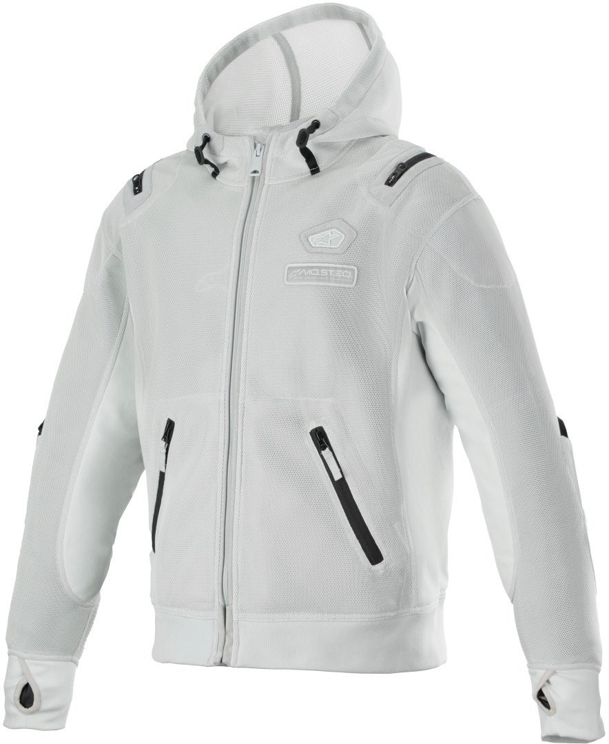 Alpinestars Moflow Air Tech Sweat à capuche zippé moto gris 4XL Figure 1