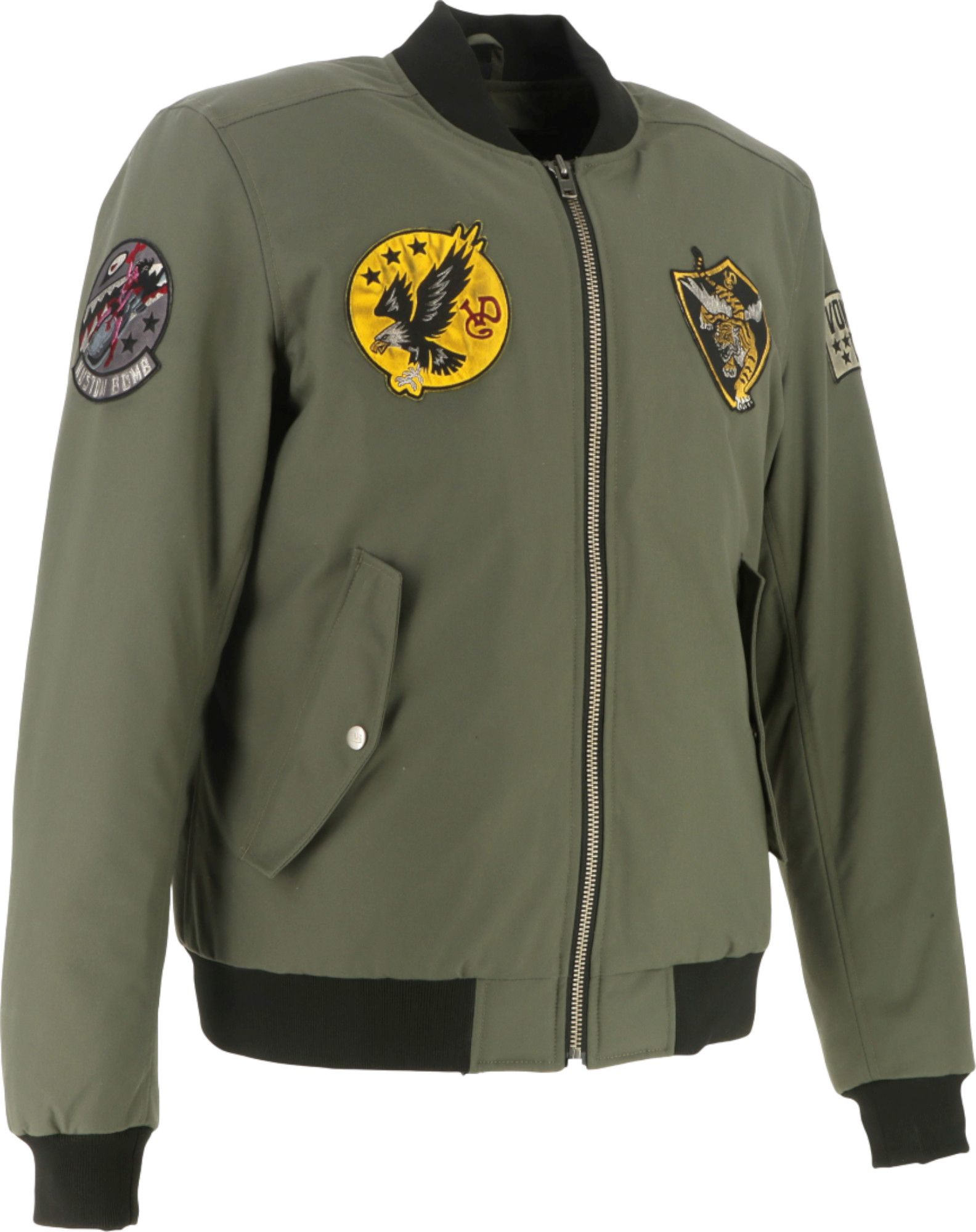 Von Dutch X Helstons Fight Jachetă textilă pentru motociclete Khaki/Negru 4XL Figura 3