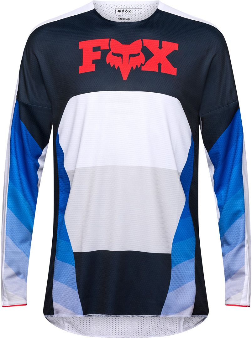 FOX 360 Fade Motocross Jersey weiß/blau XL Abbildung 1