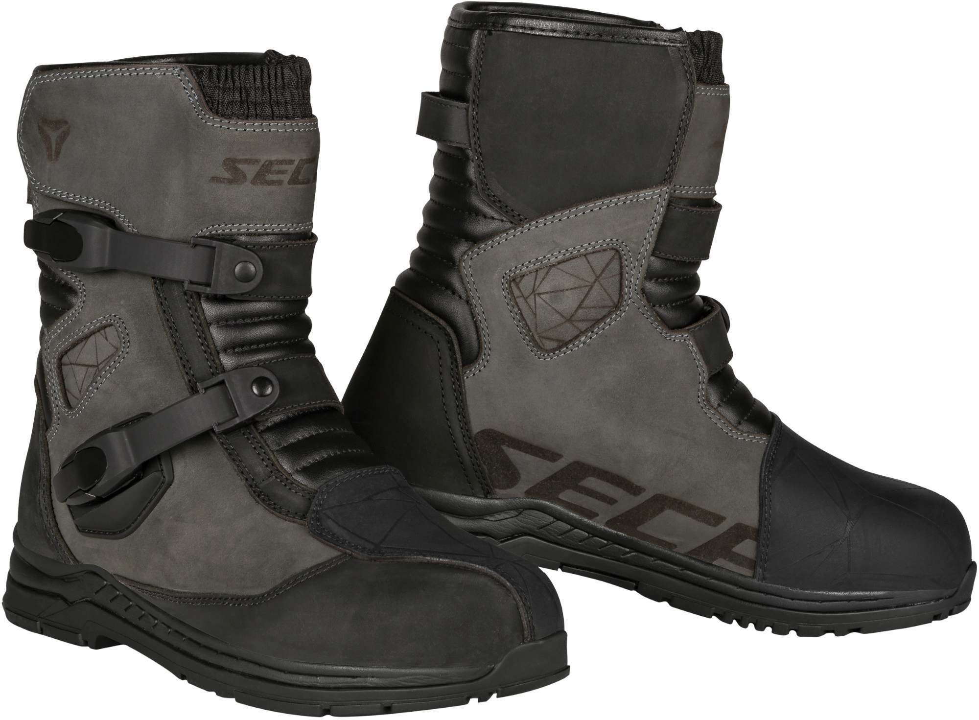 Seca S-ADV botas de motocicleta à prova d'água Cinza/Preto 41 Figura 1