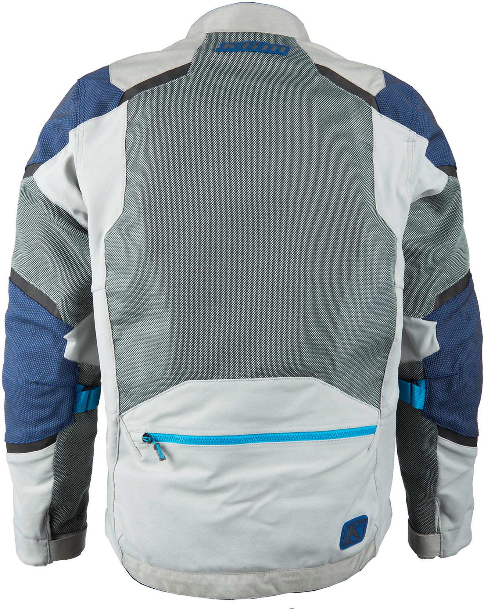 Klim Baja Mesh Motorcycle Textile Jacket grey/blue 3XL Figure 3