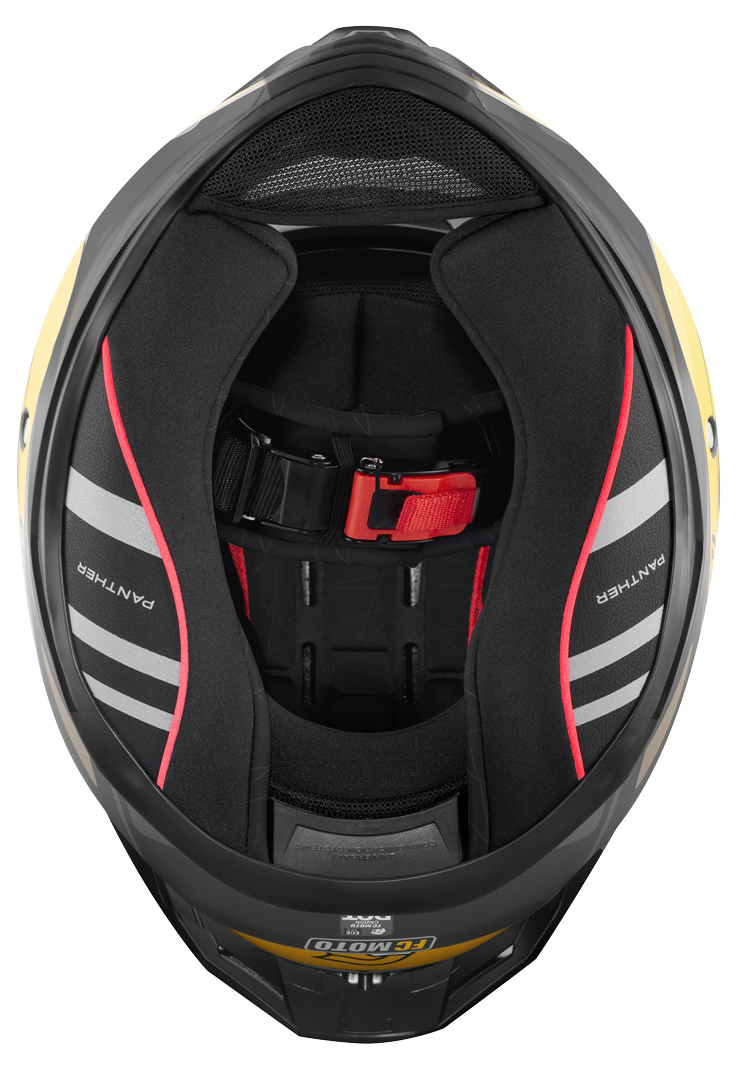 FC-Moto FF130SV Cavion Cască Negru mat/auriu S Figura 7