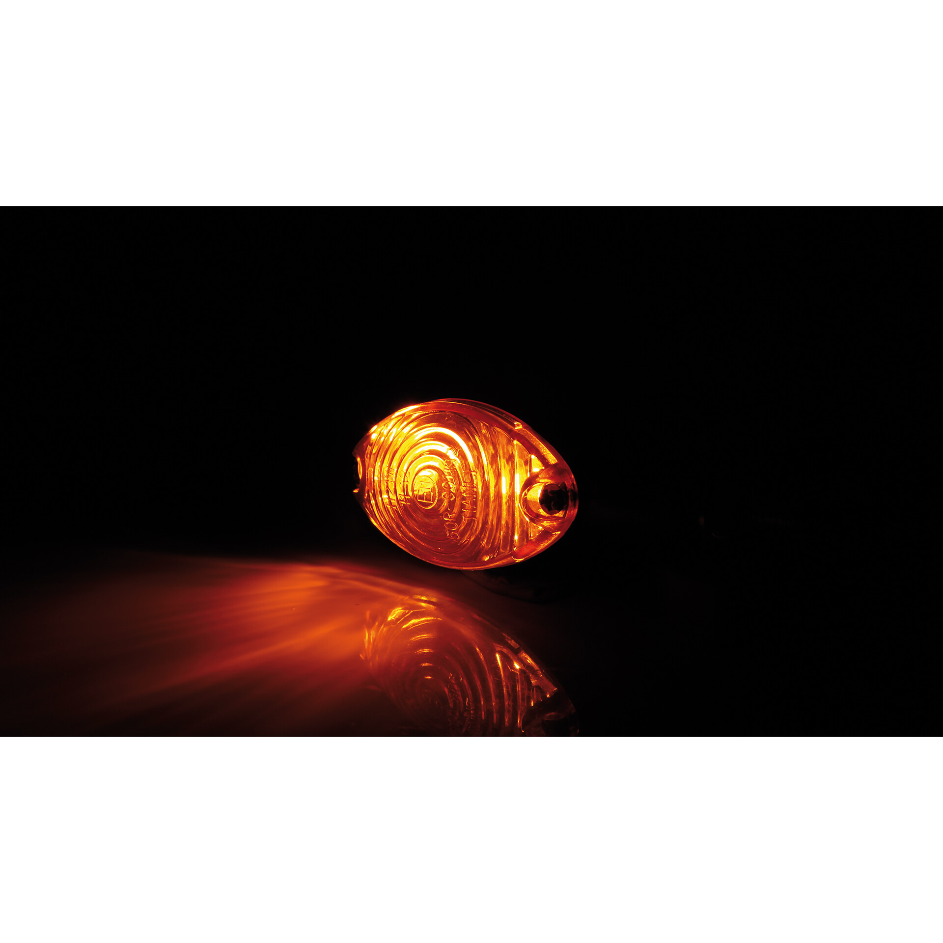 SHIN YO Mini Blinker CATEYE, kurz negru Galben Figura 3