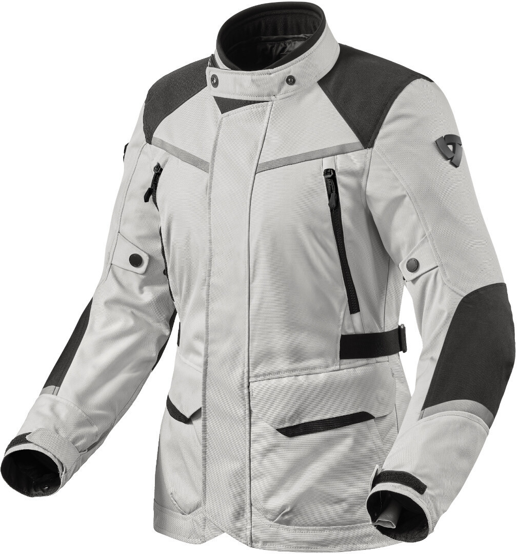 Revit Voltiac 3 H2O Jachetă textilă pentru motociclete pentru doamne Argintiu/Negru 44 Figura 1