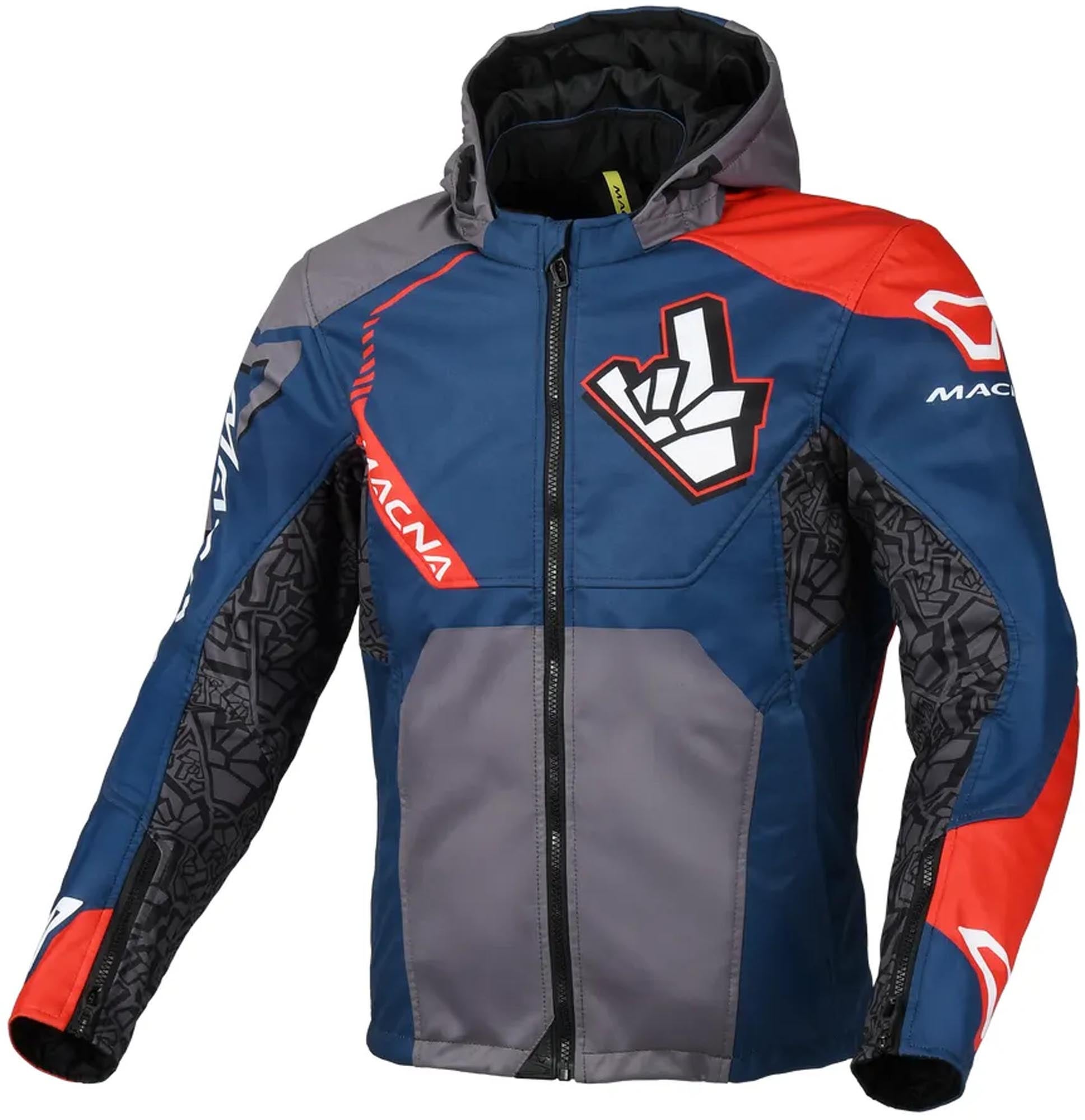 Macna Atracor Moto textilní bunda modrá/černá M Obrázek 1