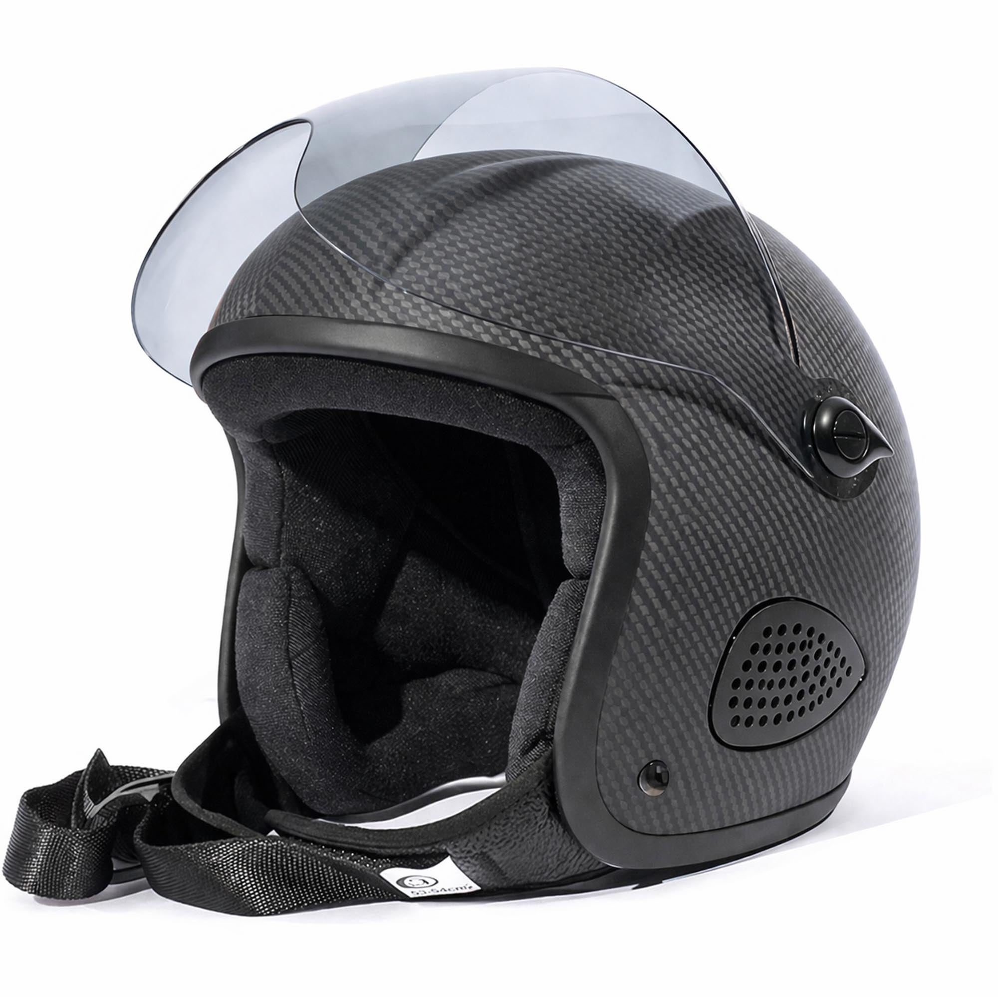 Bores Gensler Kult Evo Jethelm mit Visier carbon matt M/XL Abbildung 1
