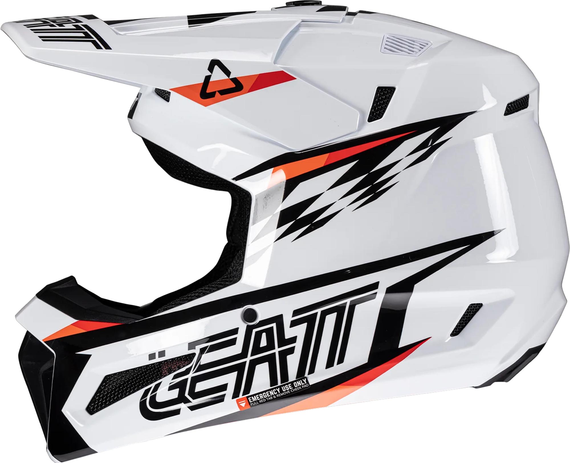 Leatt 3.5 Checkered Junior Motocross Helm mit Brille L (53/54) Abbildung 4