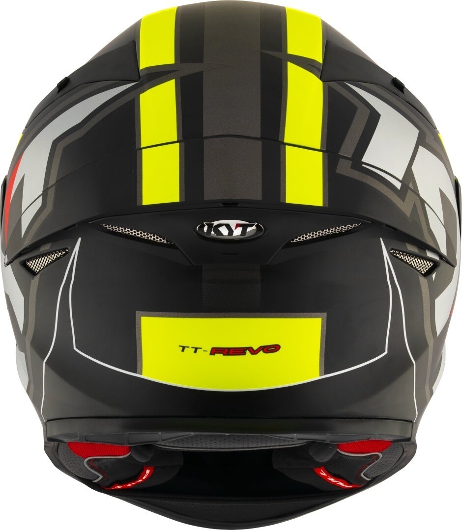 KYT TT-Revo Electron Helm schwarz matt/gelb L (59/60) Abbildung 2