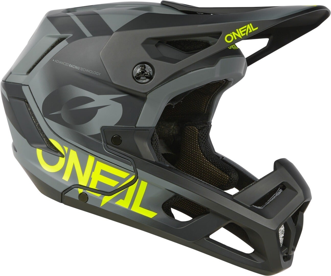 Oneal SL1 Strike Downhill Helmet black matt/grey/neon-yellow L (59/60) Figure 6