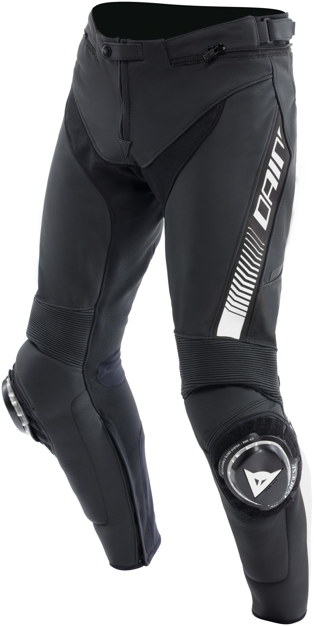 Dainese Super Speed 2.0 Motorcycle Leather Pants black/white 54 Figure 1