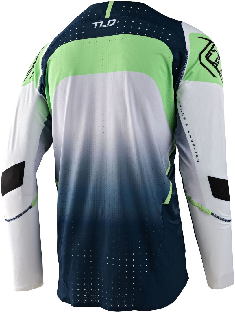 Troy Lee Designs Sprint Ultra Arc Bicycle Jersey white/blue L Figure 2