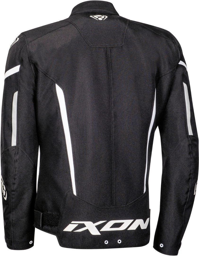 Ixon Striker Waterproof Motorcycle Textile Jacket black/white XXL Figure 2