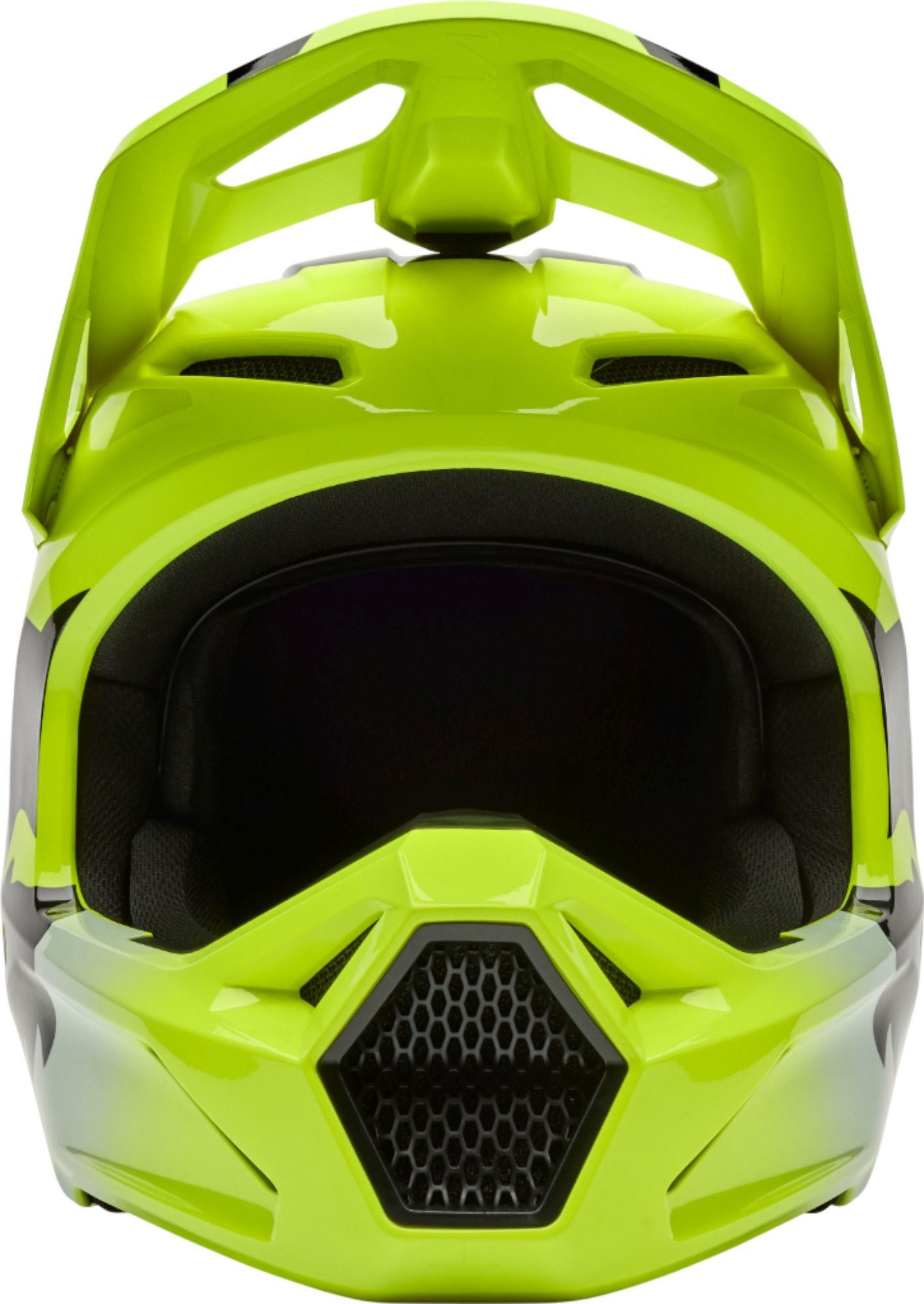 FOX V1 Shield Casco da motocross giallo L (59/60) Figura 3