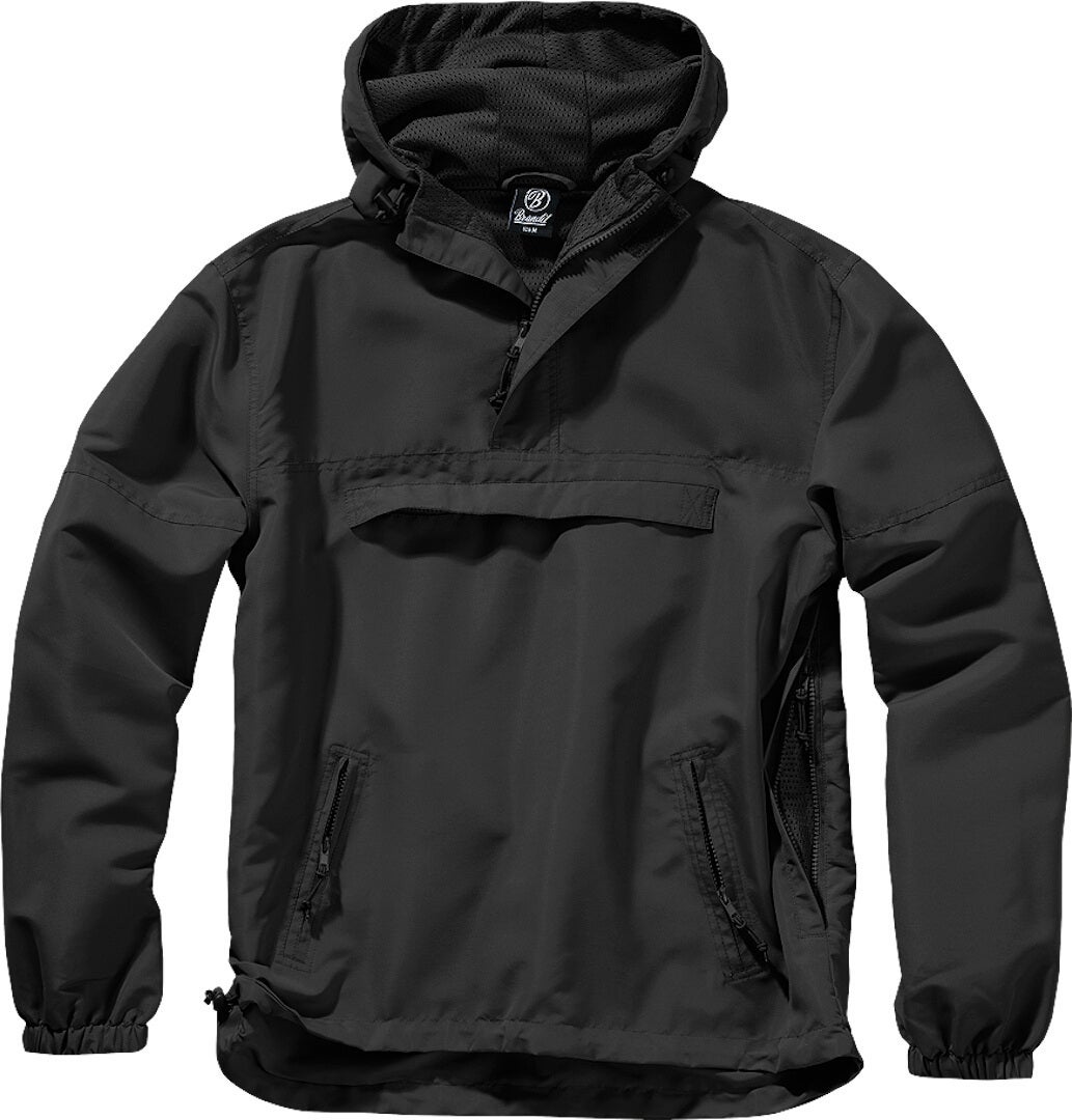 Brandit Summer Windbreaker Capuche noir M Figure 1