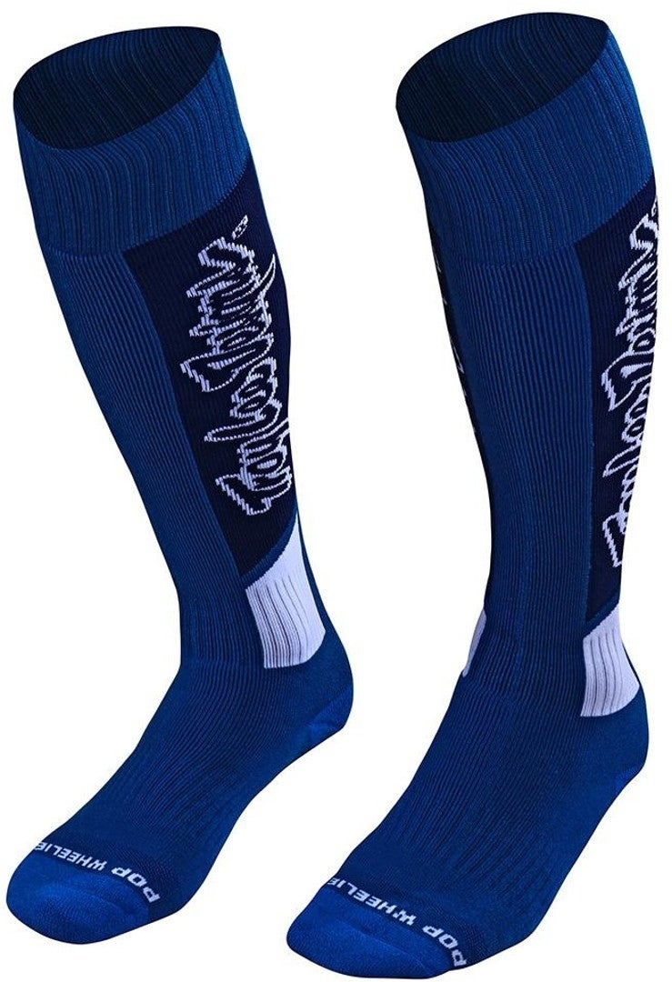Troy Lee Designs GP MX Vox Coolmax Thick Calze Motocross blu 10-13 Figura 1