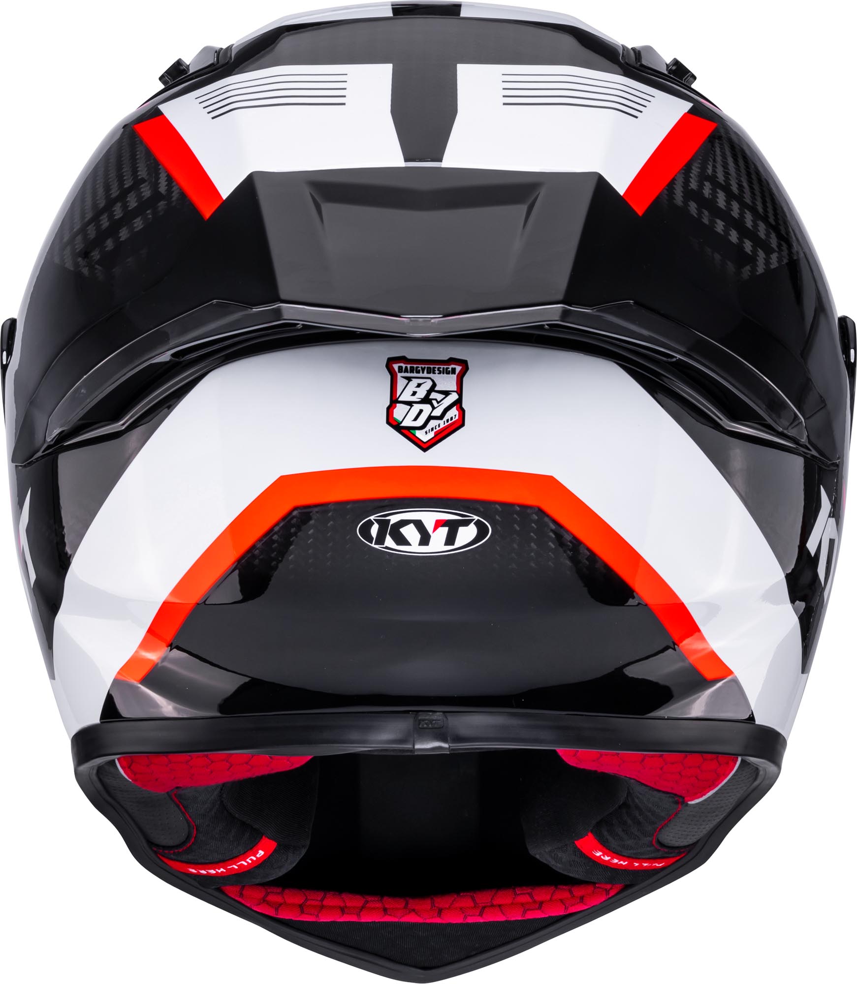 KYT R1R Carbon Zone Hjelm Kulstof/rød S (53/54) Figur 4