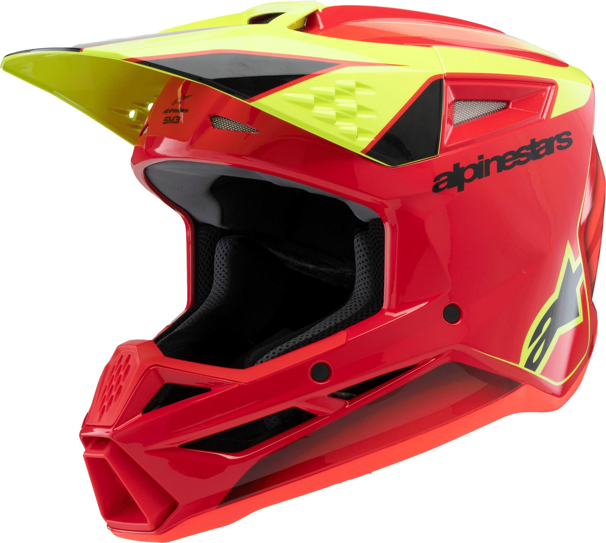 Alpinestars S-M3 Fray Casque de motocross rouge/jaune XXL (63/64) Figure 1