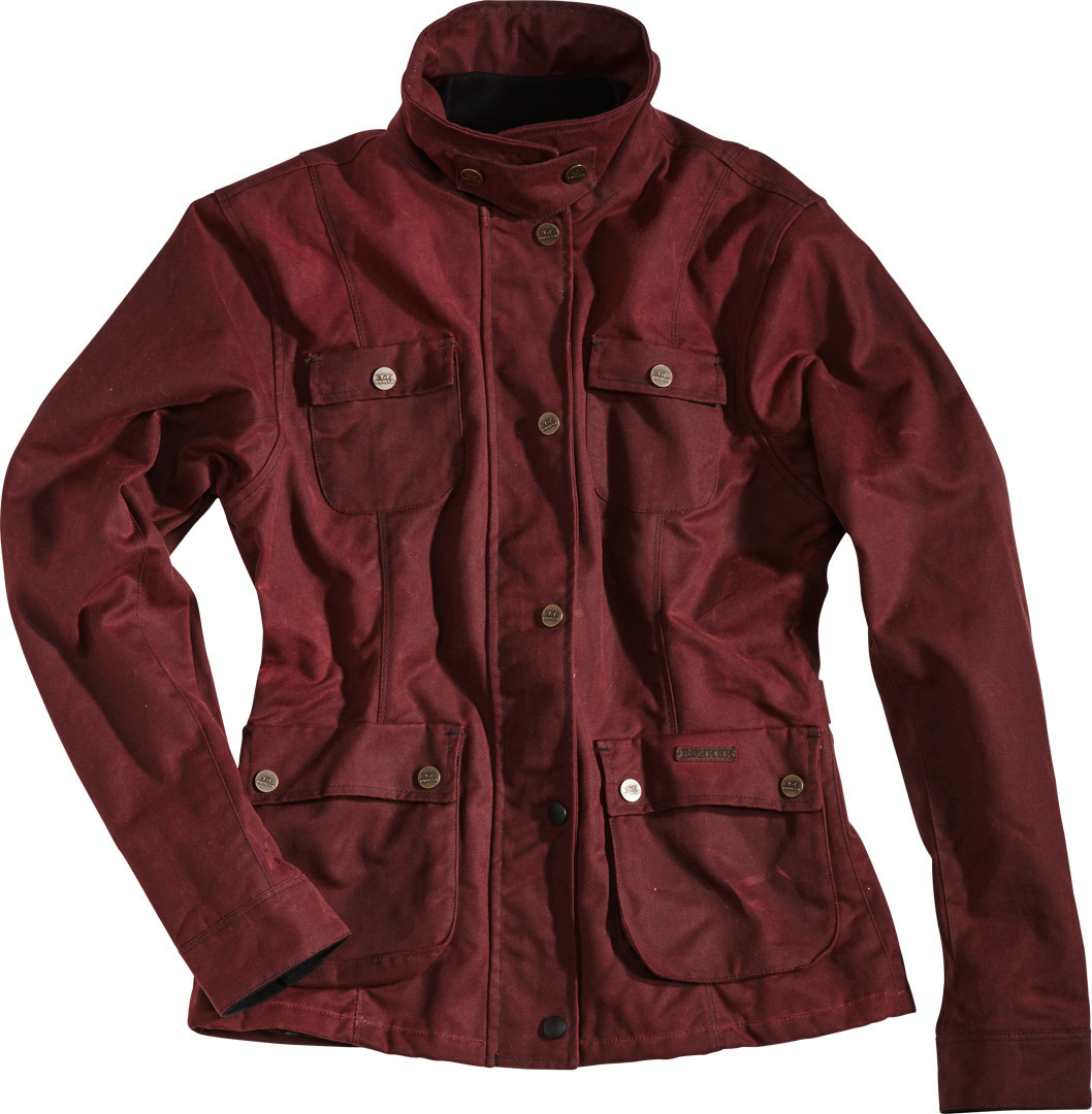 Rokker Wax Cotton Lady Jacket punainen M Kuva 1