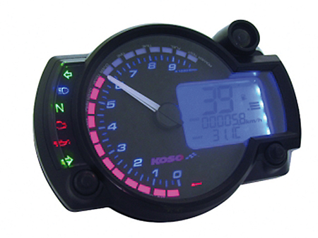 KOSO RX2N+ GP Style cockpit multifuncional digital, ~10.000 RPM Artigo principal Figura 1