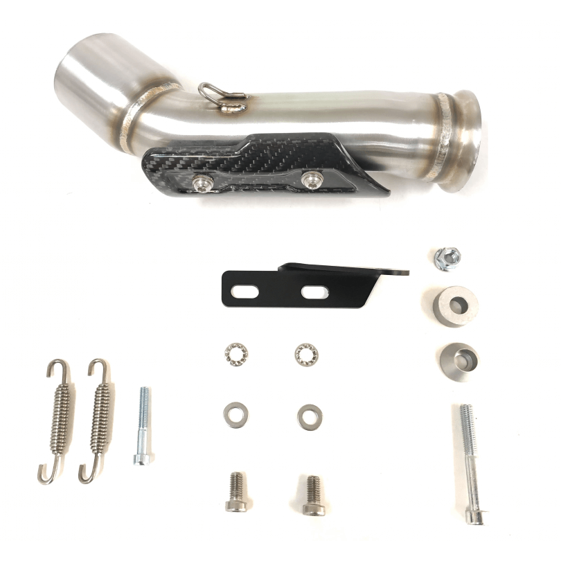 Side view of IXIL RC/RB, 790 Duke, 18-, Duke 890 R, 20- rear muffler
