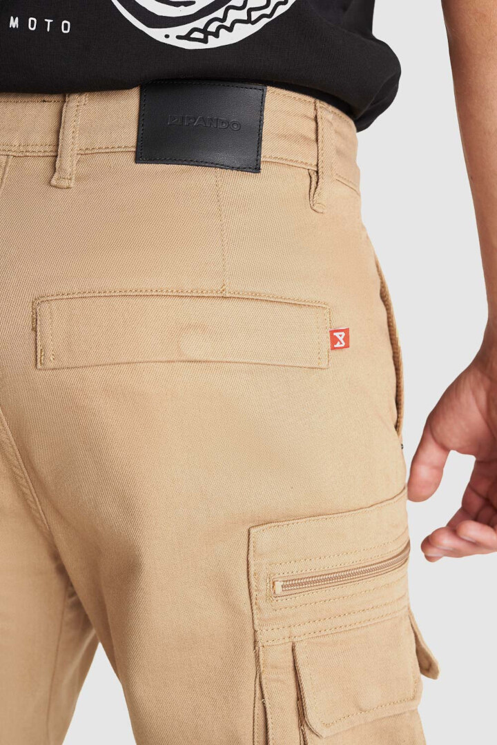 Pando Moto Desert Cargo Motorrad Textilhose beige 28/34 Abbildung 6
