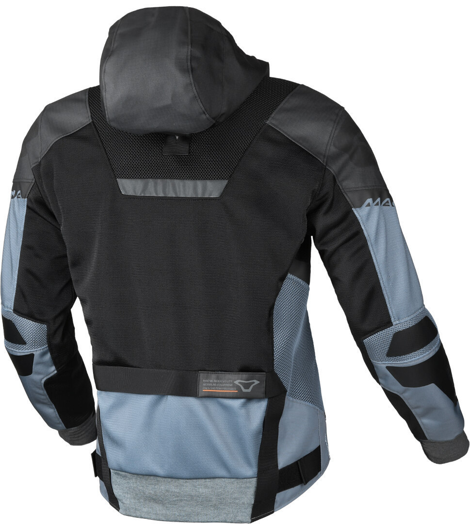 Macna Rebelite Motorcycle Textile Jacket black/grey XL Figure 2