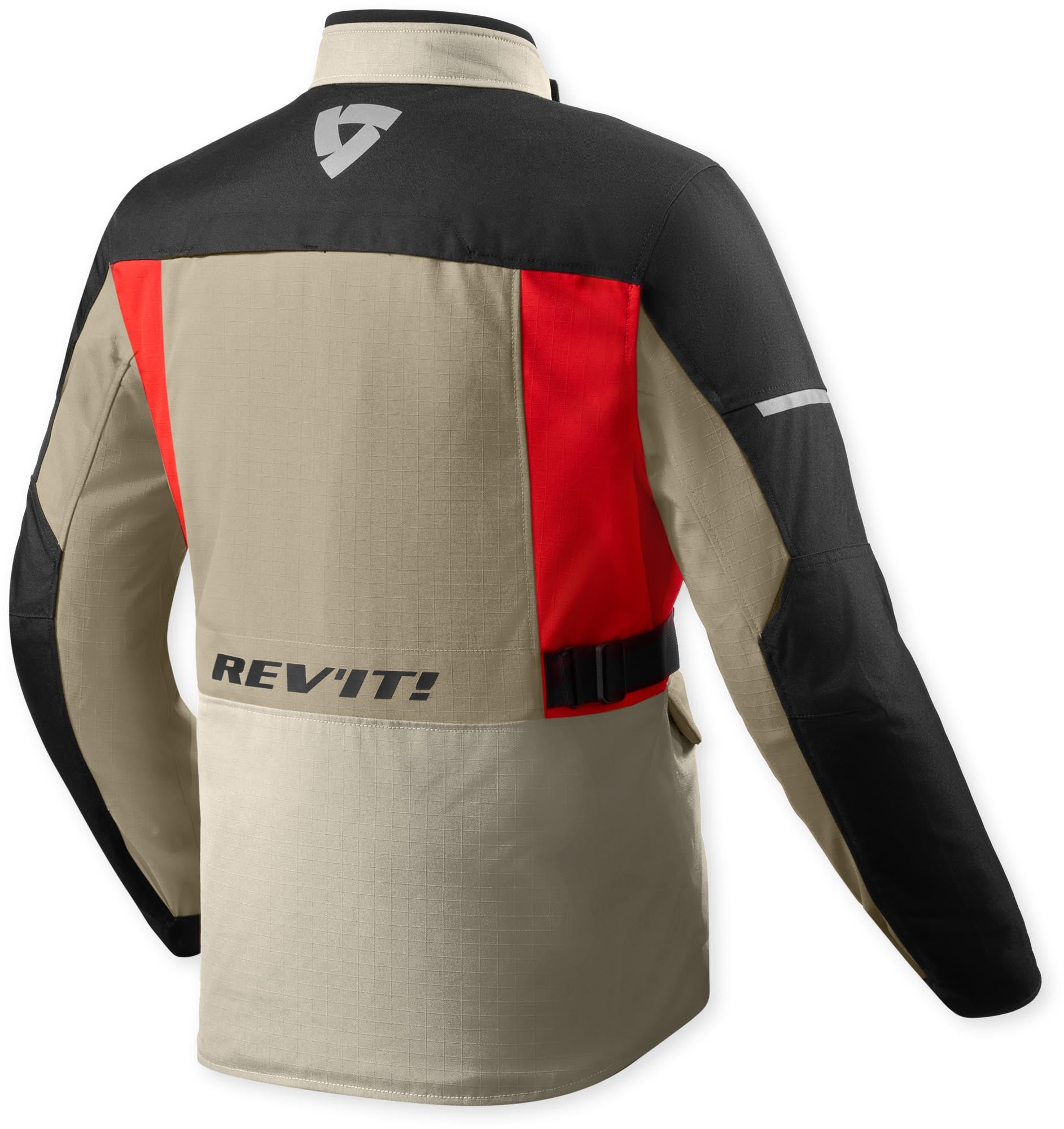 Revit Convergent H2O wasserdichte Motorrad Textiljacke sand/rot M Abbildung 2