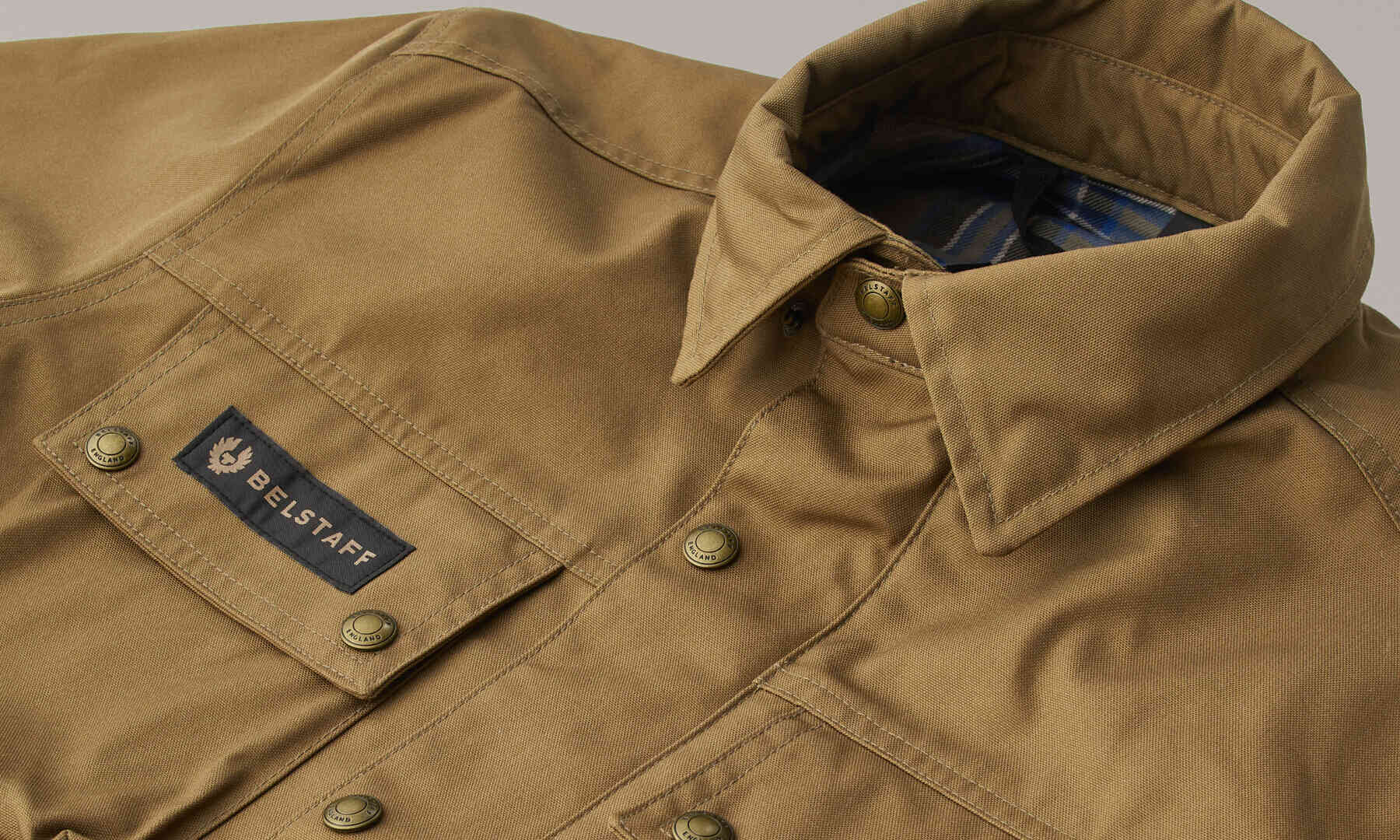 Belstaff Mansion Motorrad Hemd oliv XL Abbildung 7