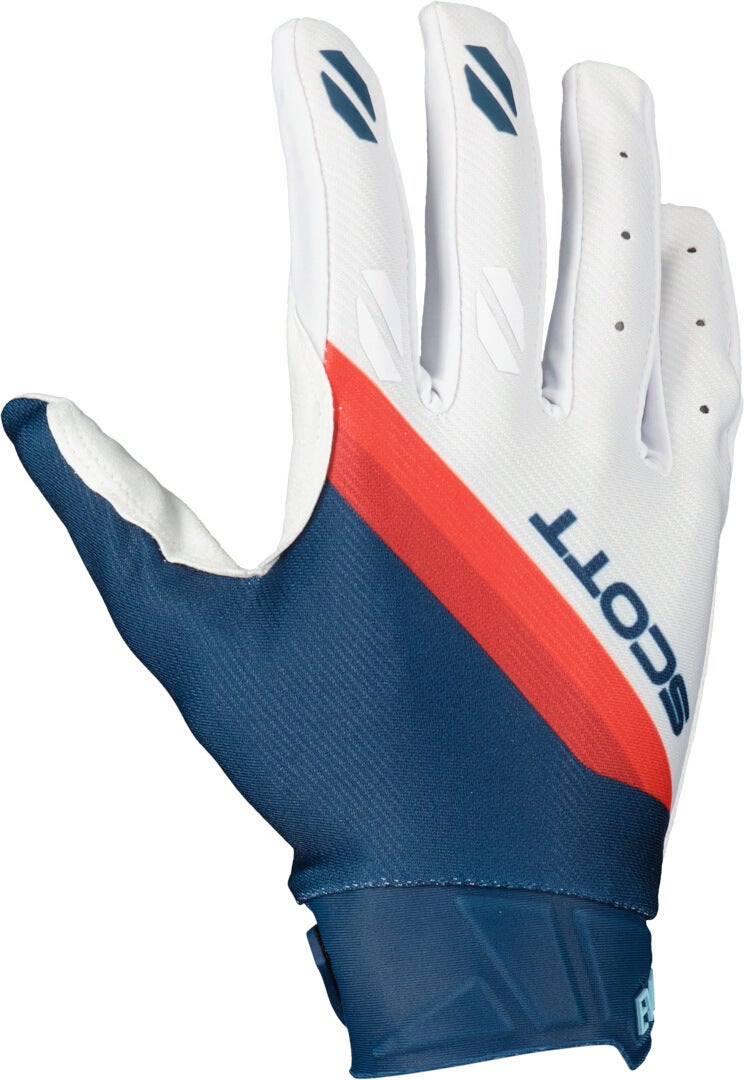 Scott Evo Dirt Motocross handsker rød/hvid/blå L Figur 1