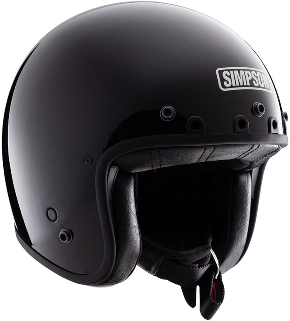 Simpson Chopper Solid 噴射頭盔 黑色 L（60） 圖2