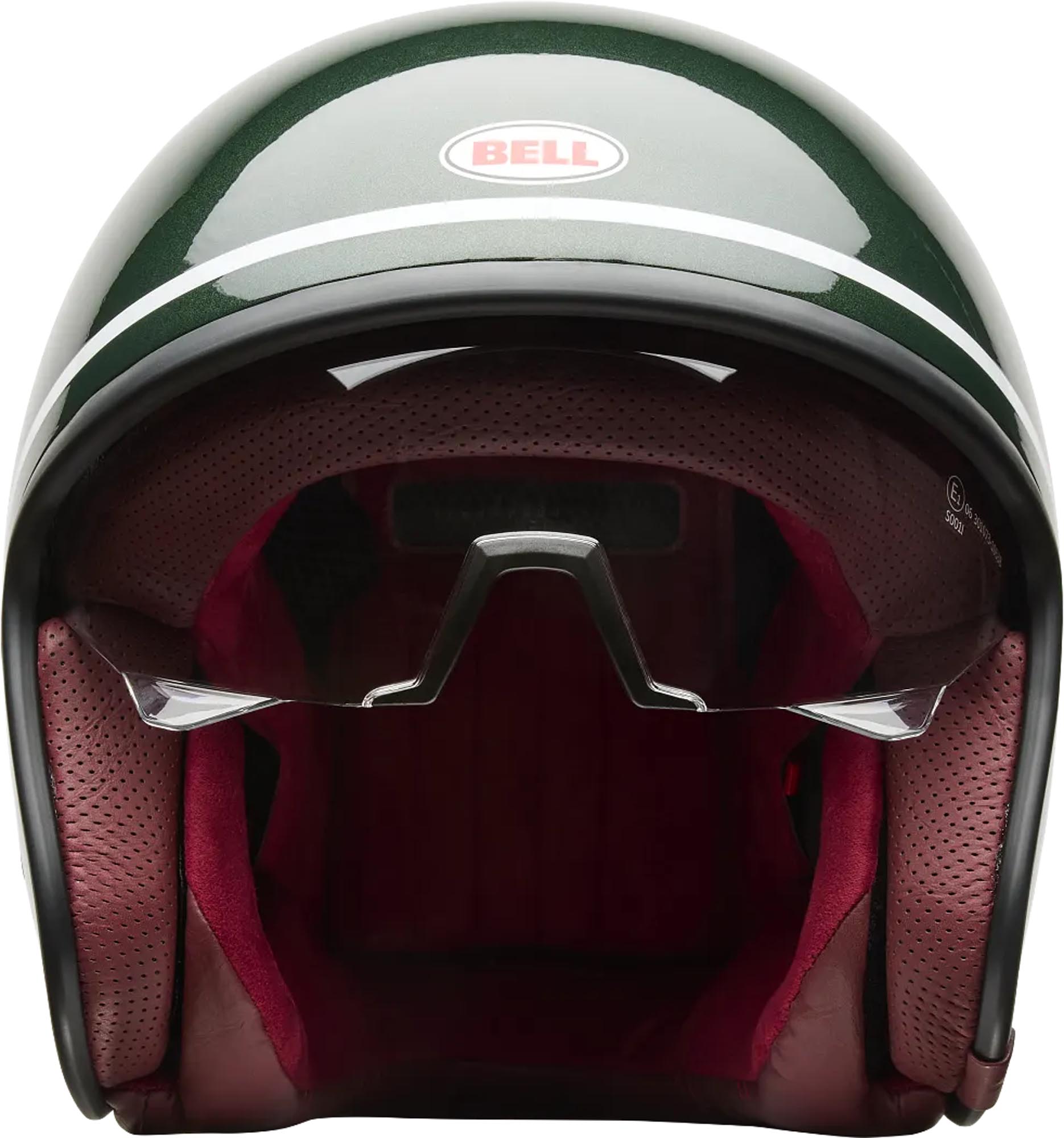 Bell TX501 Classic Gloss Jet čelada temno zelena L (59/60) Slika 5