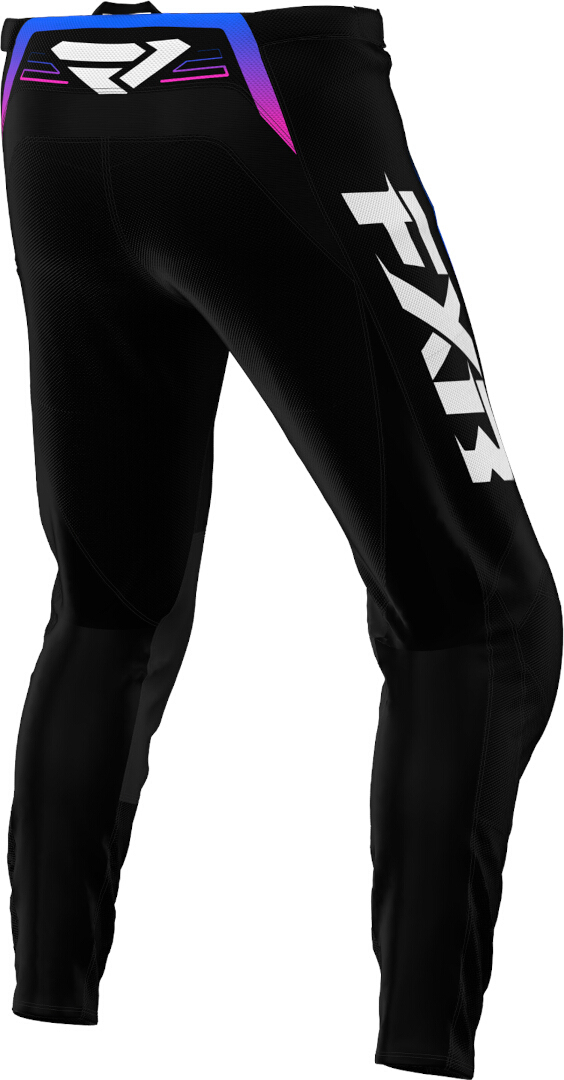 FXR Clutch 2025 Pantaloni de motocross pentru copii Negru/Albastru/Mov 5 Figura 2