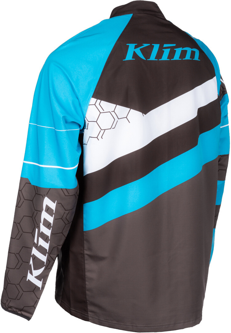 Klim Revolt Pull Motocross bleu/gris M Figure 2