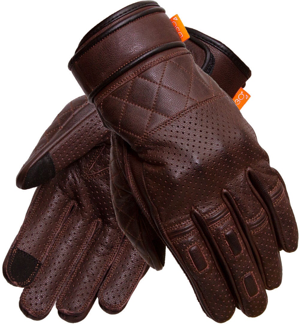 Merlin Clanstone D3O Heritage Motorcycle Gloves brown L Figure 1