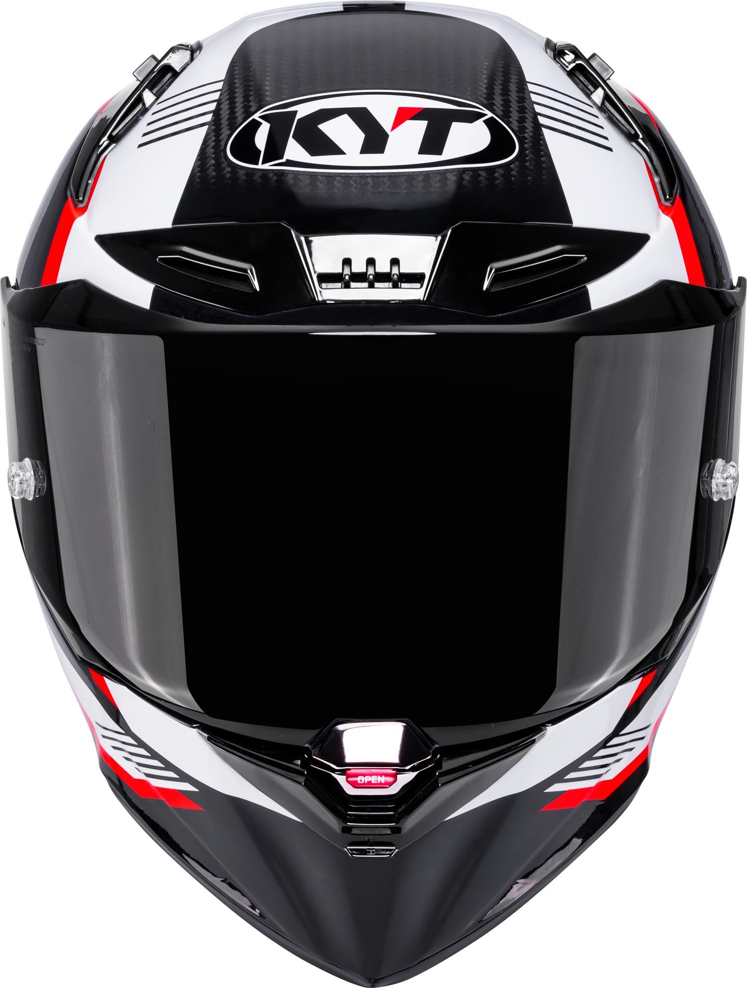 KYT R1R Carbon Zone Helm Koolstof/rood M (57/58) Figuur 8