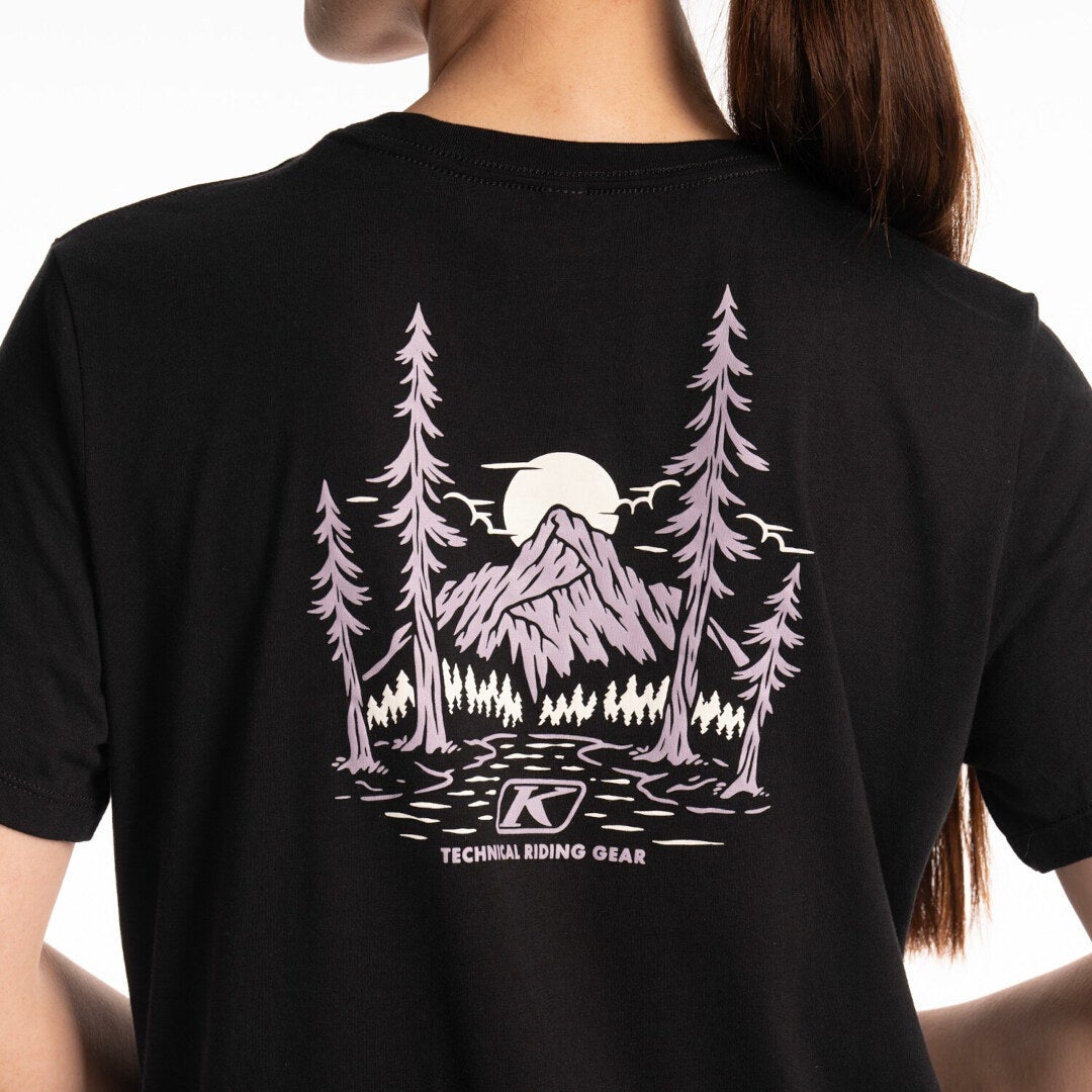 Side view of Klim Canyon Tri-Blend Ladies T-Shirt