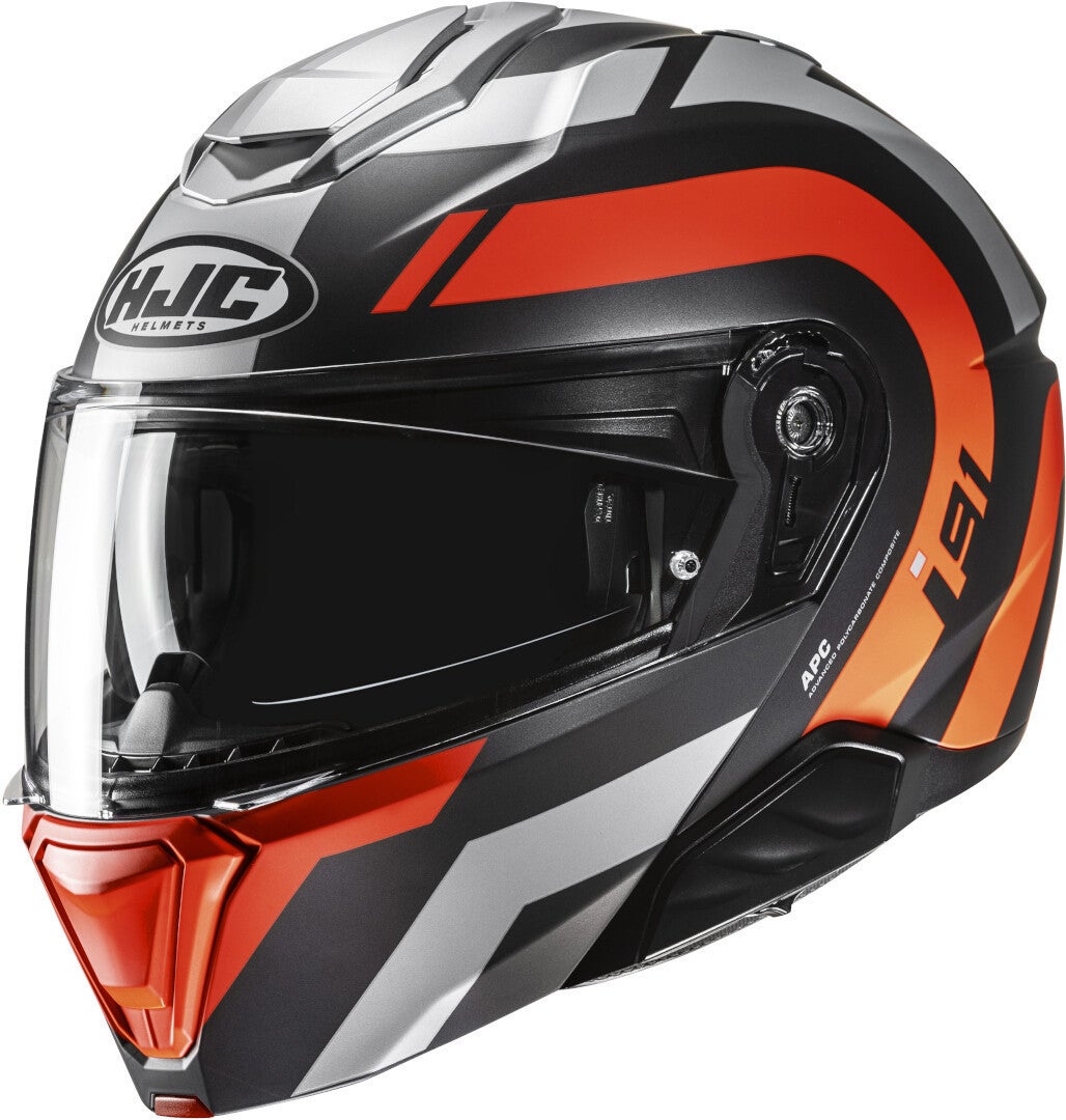 HJC i91 Arven Casco nero/arancione/argento XL (60/61) Figura 1