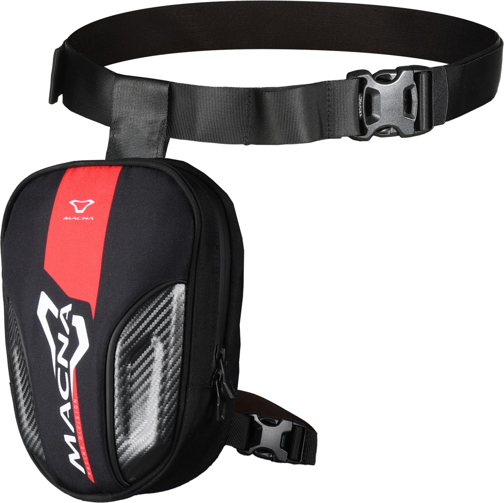 Macna Fasthorpe Leg Bag Negru/Roșu Figura 1