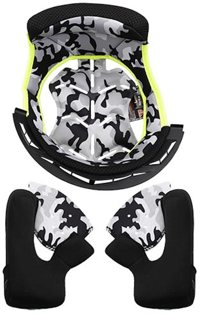 LS2 MX437 Fast Evo Inner Lining & Cheek Pads black M Figure 1