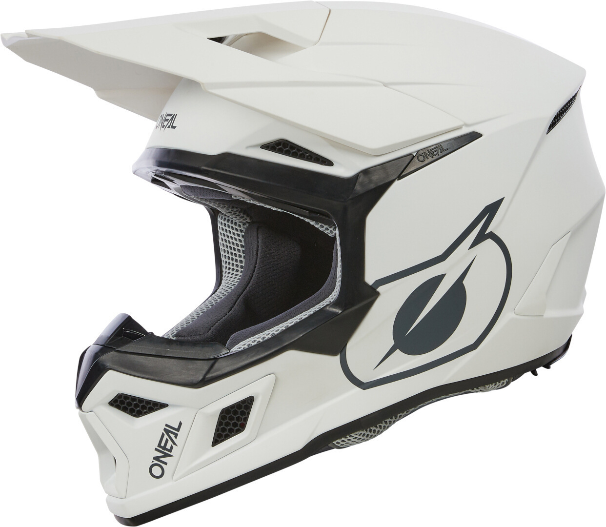 Oneal 3SRS Solid Casco Motocross bianco opaco XL (61/62) Figura 2