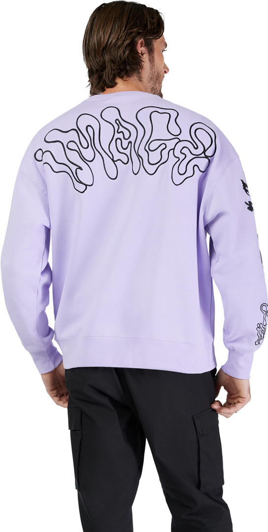 FOX Hello Future Oversized Crew 套頭衫 紫色 XXL 圖5