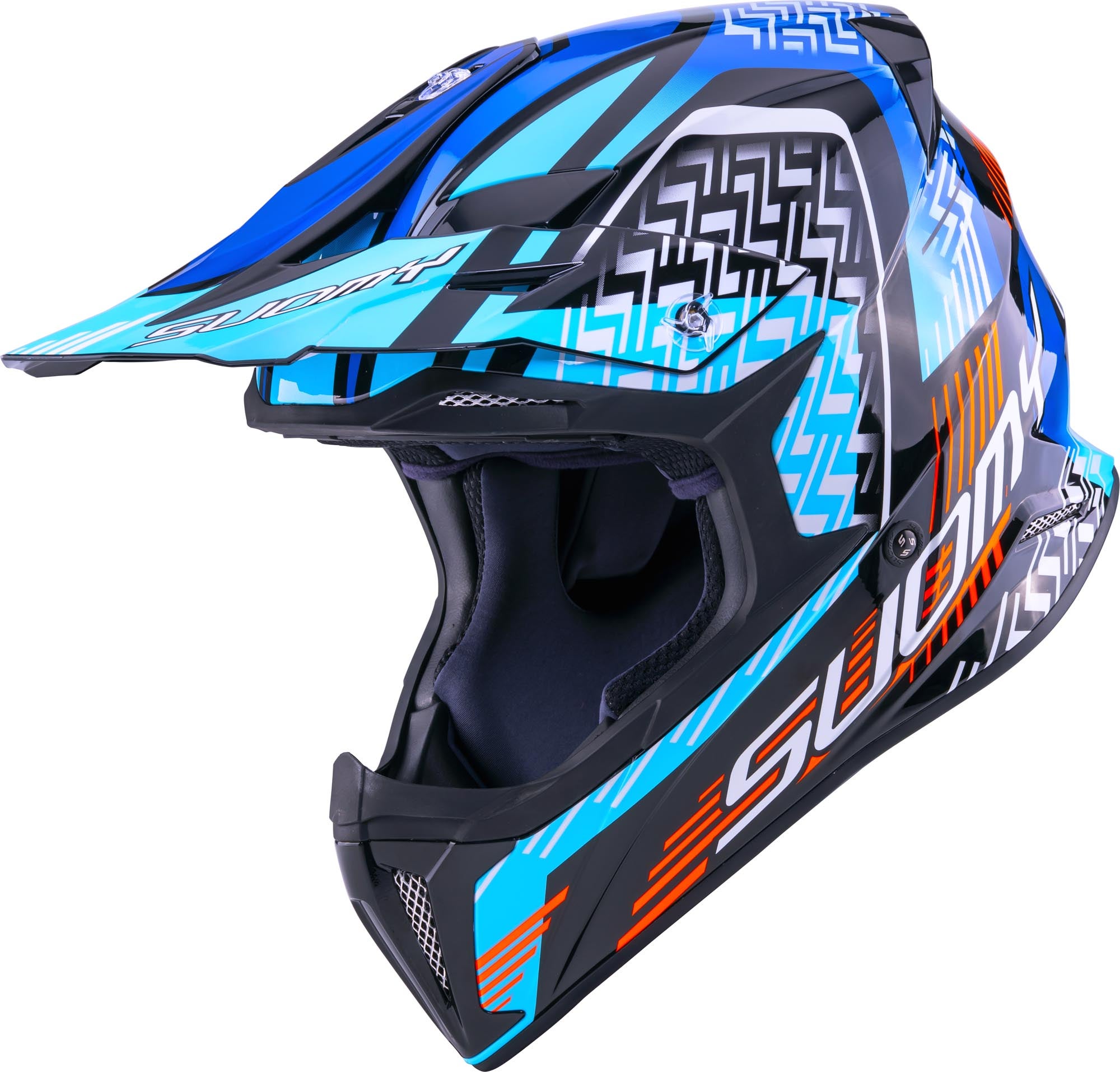 Suomy X-Wing Motley Casco da motocross nero/blu L (59/60) Figura 1