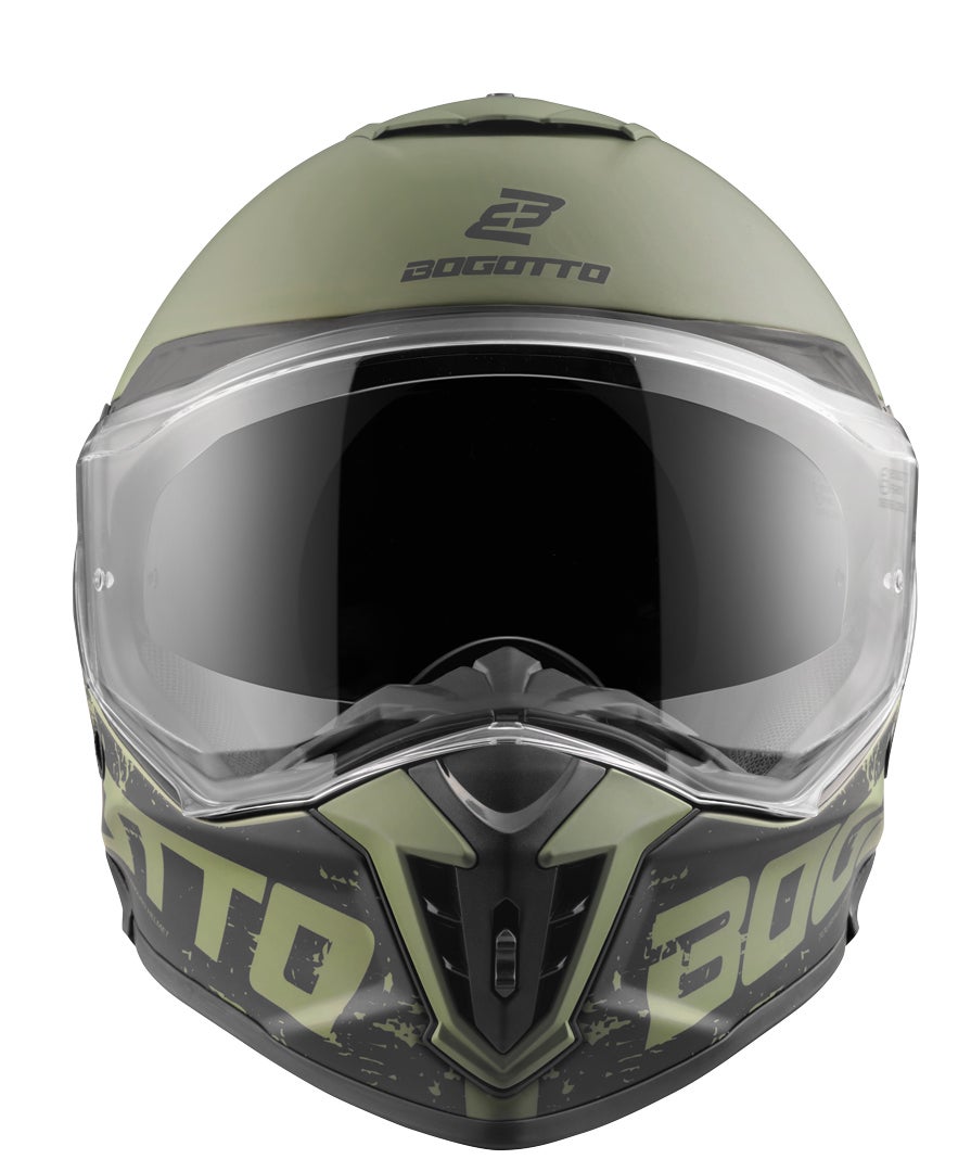 Bogotto FG-601 Duo Glasvezel Enduro Helm Green Matt XL Figuur 5