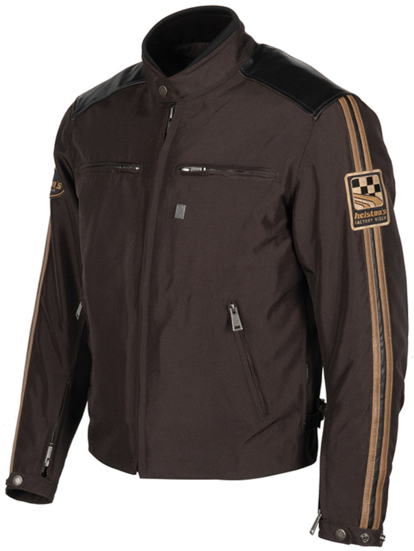 Helstons Ace Motorcycle Textile Jacket dark brown 3XL Figure 2