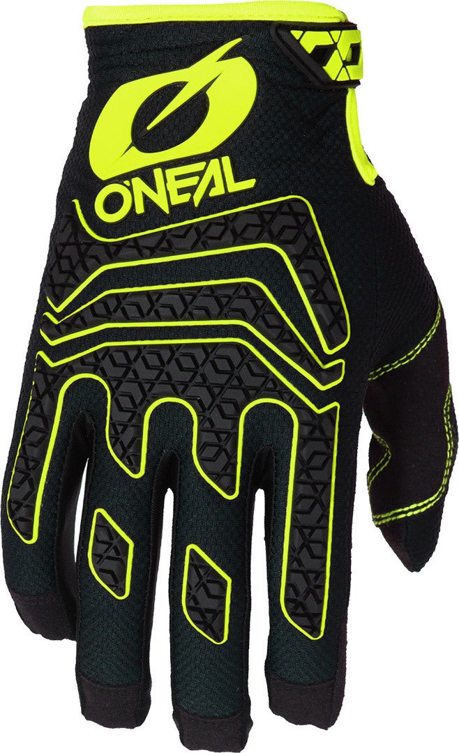 Oneal Men's Black/Yellow Sniper Elite Motocross Gloves