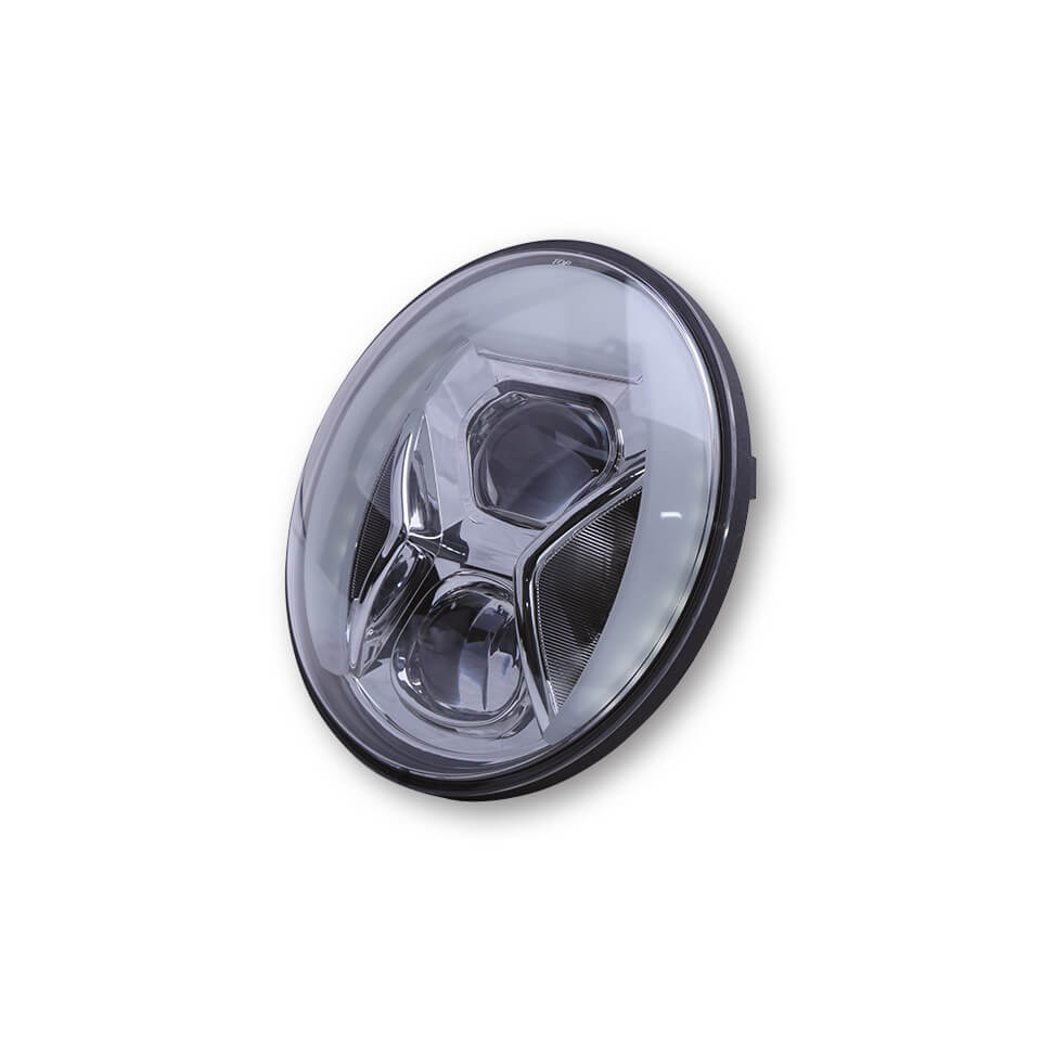 HIGHSIDER 7 Zoll LED Hauptscheinwerfereinsatz TYP 8 Chrome Figura 1