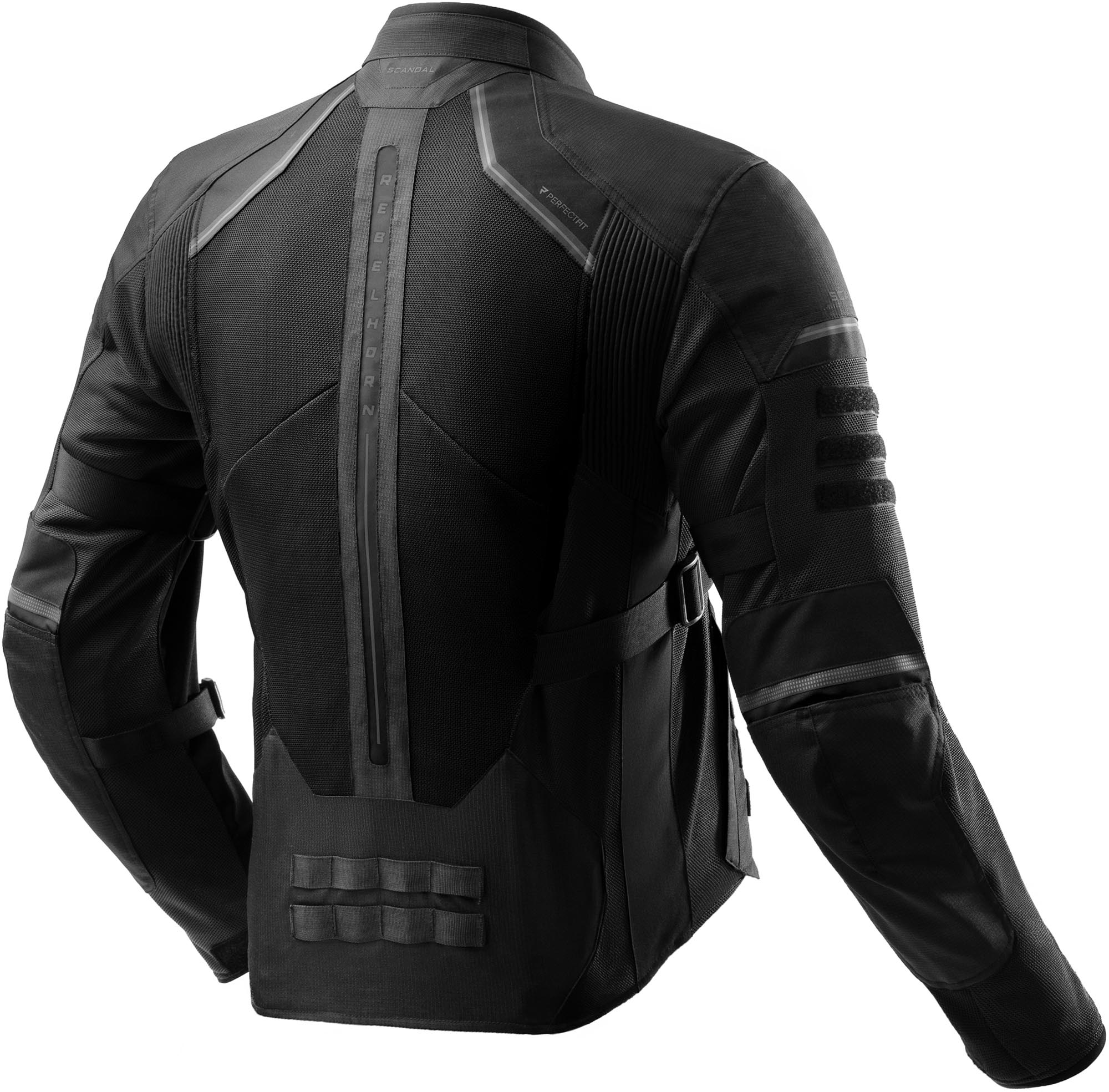 Rebelhorn Scandal 3 Motorcycle Textile Jacket black 3XL Figure 2
