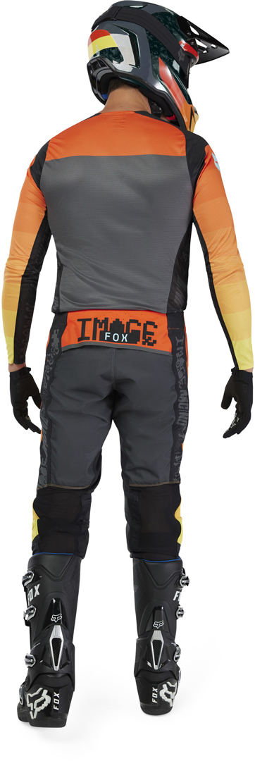 FOX Flexair Grid Motocross Jersey schwarz/orange M Abbildung 6